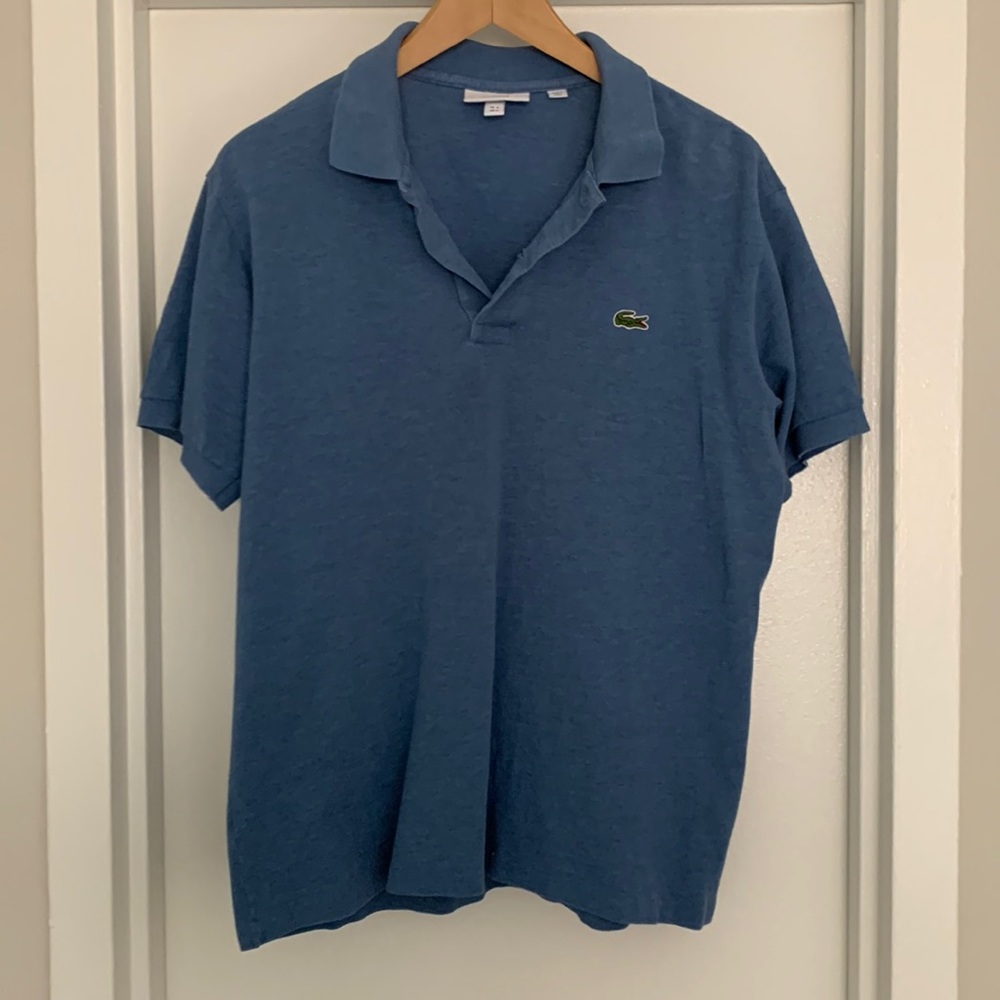 Lacoste Classic Fit - Sky Blue Polo Short Sleeve Shirt 
Size: M